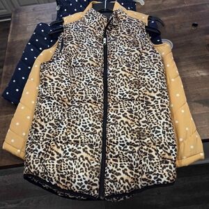 3 Print Puffer Vests